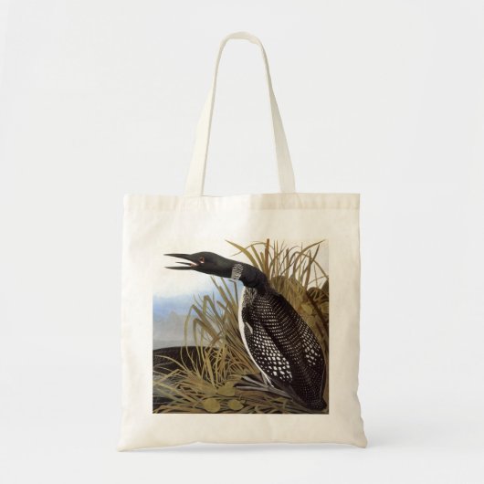 Audubon: Common Loon Tote Bag (Voorkant)