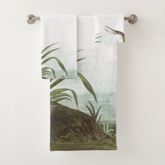 Audubon Diver/Loon Birds Wildlife Bath Towel Set Bad Handdoek (Insitu)
