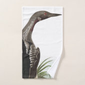 Audubon Diver/Loon Birds Wildlife Bath Towel Set Bad Handdoek (Handdoek)