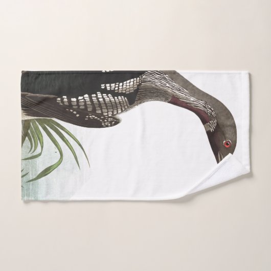 Audubon Diver/Loon Birds Wildlife Bath Towel Set Bad Handdoek (Handdoek)