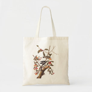 Audubon Downy Woodpecker Paar Art Tote Bag