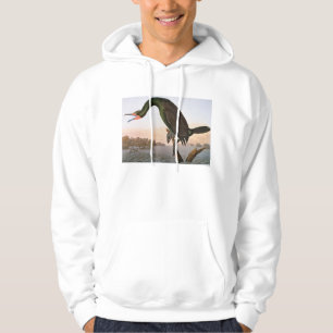 Audubon: Dubbele Crested Cormorant Hoodie
