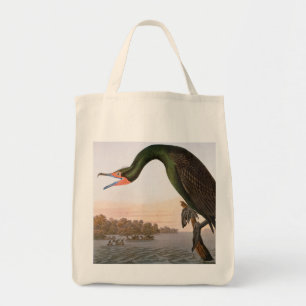 Audubon: Dubbele Crested Cormorant Tote Bag
