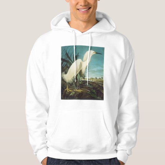 Audubon: Egret Hoodie (Voorkant)