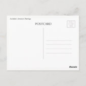 Audubon Flamingo Briefkaart (Achterkant)