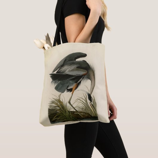 Audubon Grote Blauwe Heron moerasvogel Draagtas (Dichtbij)