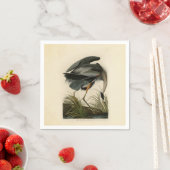 Audubon Grote Blauwe Heron moerasvogel Servet (Insitu)
