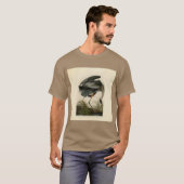 Audubon Grote Blauwe Heron moerasvogel T-shirt (Voorkant volledig)