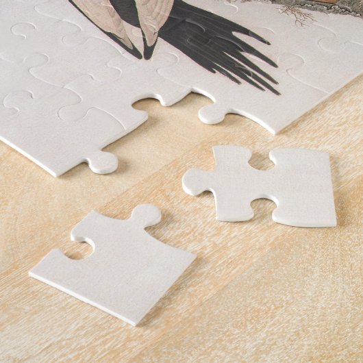 Audubon Ivory-Bled Woodpecker Legpuzzel (Zijkant)