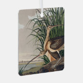 Audubon langsnavelige krulvogel metalen ornament (Voorkant Rechts)