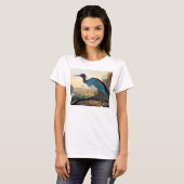 Audubon: Little Blue Heron T-shirt (Voorkant volledig)
