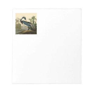 Audubon Louisiana Heron Birds America Art Notitieblok
