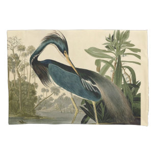 Audubon Louisiana Reiger Vogels Amerika Kunst Kussensloop