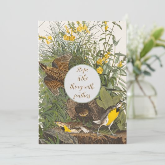  Audubon Meadowlark Print (Staand voorkant)