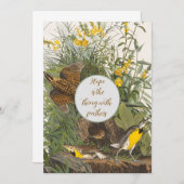Audubon Meadowlark Print (Voorkant / Achterkant)