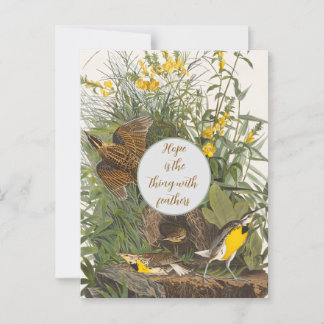  Audubon Meadowlark Print Briefkaart
