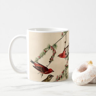 Audubon Paars Finch Bird Painting Gift Koffiemok