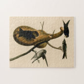  Audubon Paarse Martin Bird Painting Gift Legpuzzel (Horizontaal)
