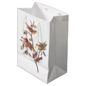 Audubon Painted Bunting Birds is Wild Plum Tree Medium Cadeauzakje (Voorkant Gekanteld)