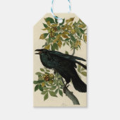 Audubon Raven Bird Classic Artwork Cadeaulabel (Voorkant)