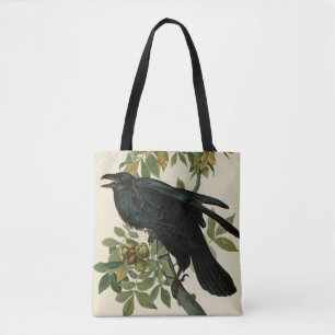 Audubon Raven Bird Classic Artwork Draagtas
