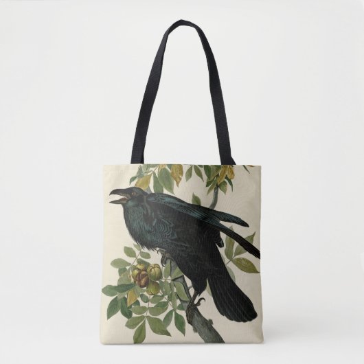 Audubon Raven Bird Classic Artwork Draagtas (Voorkant)