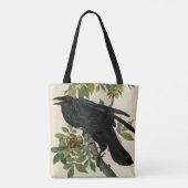 Audubon Raven Bird Classic Artwork Draagtas (Achterkant)