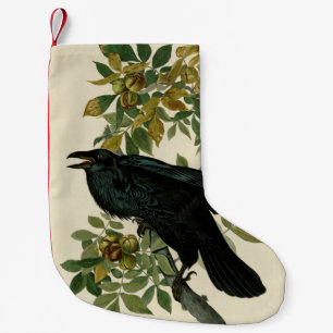 Audubon Raven Bird Classic Artwork Kleine Kerstsok