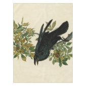 Audubon Raven Bird Classic Artwork Tafelkleed (Voorkant)
