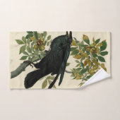 Audubon Raven Oiseau classique (Serviette à main)