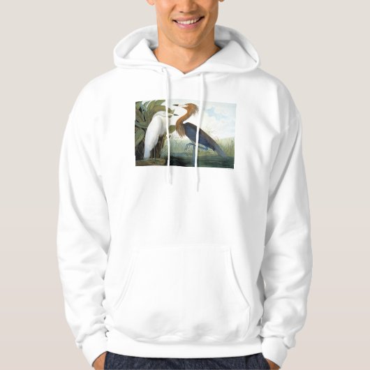 Audubon: Roodbaarzen en Paarse haron Hoodie (Voorkant)