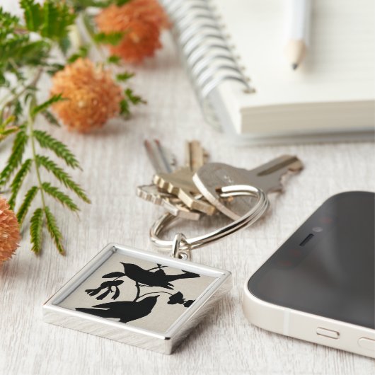 Audubon Silhouette IV Sleutelhanger (Zijkant)