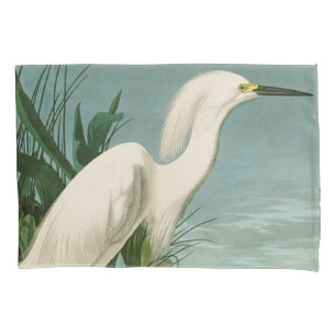Audubon Sneeuwreiger Witte Reiger Vogel Vogels kij Kussensloop