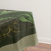 Audubon Snowy Heron White Gret Vogel Vogel Tafelkleed (Voorbeeld)