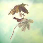 Audubon Swamp Sparrow Bird op Wild Mandrake Raamsticker (Vel 3)