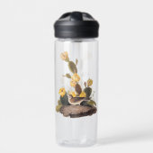 Audubon Vesper Sparrow en Prickly Pear Cactus Waterfles (Voorkant)