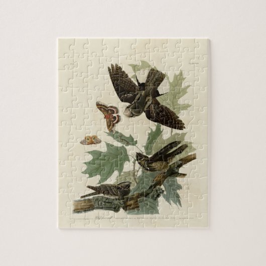  Audubon Whip-poor-will schilfinting Gift Legpuzzel (Verticaal)