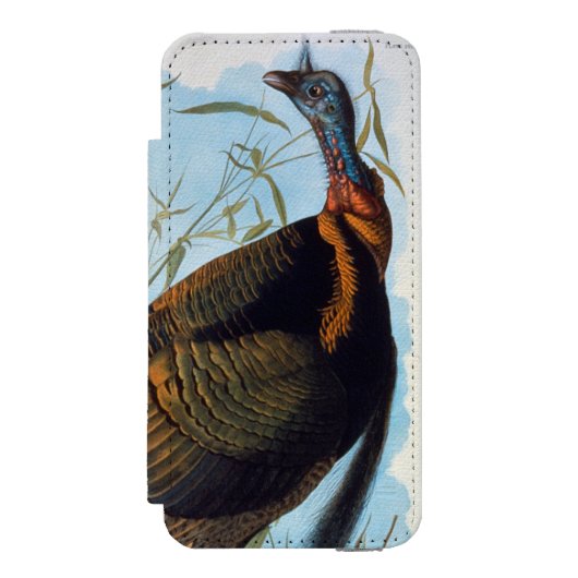 Audubon: Wild Turkey Incipio iPhone Portemonnee Hoesje (Voorkant Agenda)