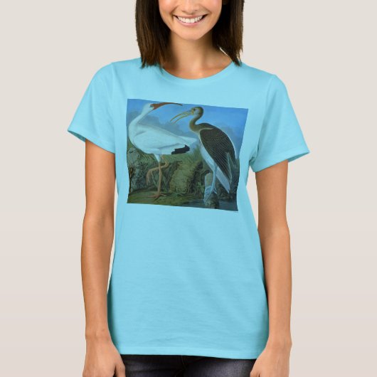 Audubon: witte ibis t-shirt (Voorkant)