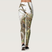 Audubon Wren Birds Nests All Over Print Leggings (Achterkant)