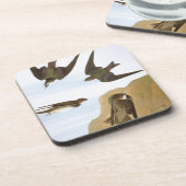 Audubon: Zwemelen Bier Onderzetter (Linkerzijde)