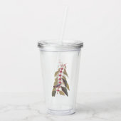 Audubon's Blauwe Groene Warbler Zong Bird Acryl Drinkbeker (Achterkant)