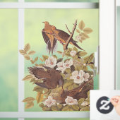 Audubon's Carolina Turtle Dove Raamsticker (Huis)