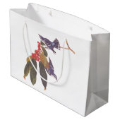 Audubon's Cerulean Warbler vogels met Beer Berries Groot Cadeauzakje (Achterkant Gekanteld)