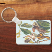 Audubon's gele koekoekvogels sleutelhanger (Achterkant)