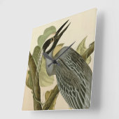 Audubon's  Gele nachtmerrie Vierkante Klok (Hoek)