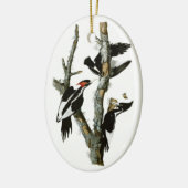 Audubon's Ivory-bult Woodpecker Keramisch Ornament (Links)