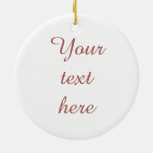 Audubon's Ruffed Grouse Keramisch Ornament (Achterkant)