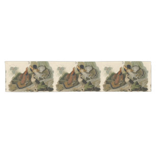 Audubon's schilderen van een trio van Ruffed Grous Korte Tafelloper
