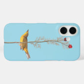 Audubon's warmere vogel op de Rode Vloer Case-Mate iPhone Case (Achterkant (horizontaal))